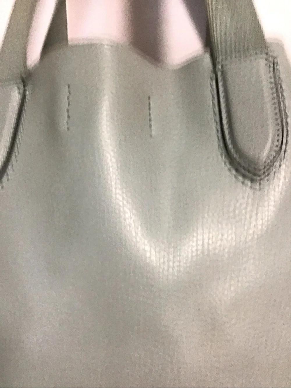 Coach Derby light blue leather tote bag please read